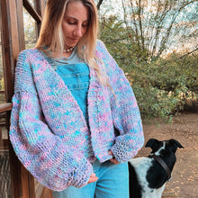Cargar imagen en el visor de la galería, Patrón Cardigan Chunky Basico