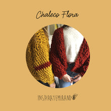Cargar imagen en el visor de la galería, Patron Chaleco Flora