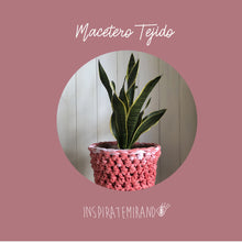 Cargar imagen en el visor de la galería, Patron Macetero Tejido