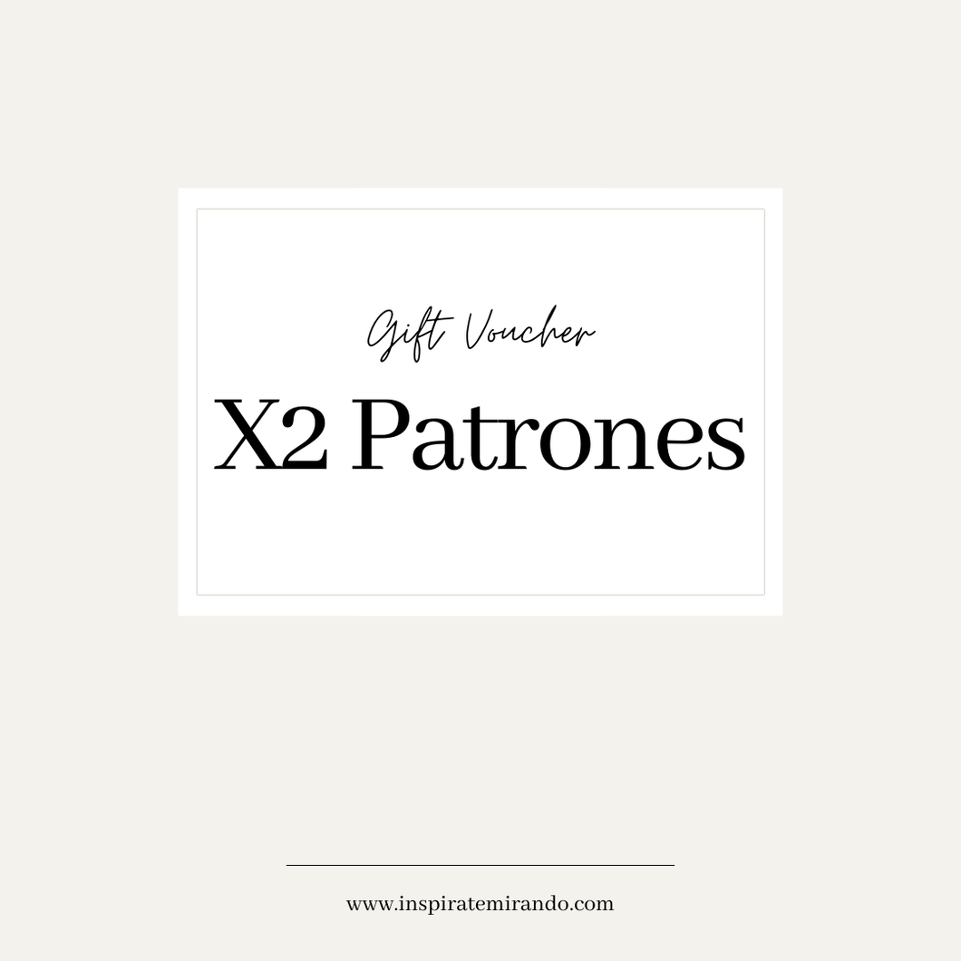 GIFT CARD X2 PATRONES